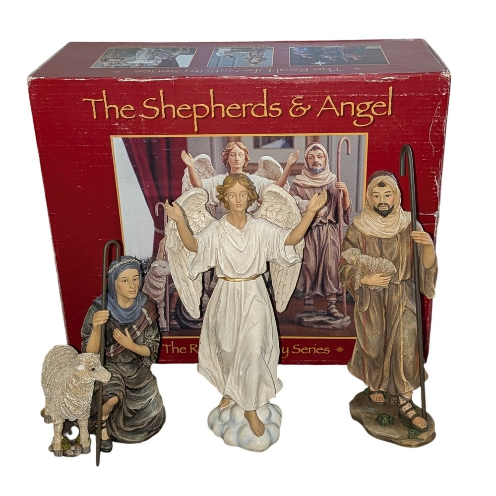 Three Kings Gifts The Shepherds & Angel The Real Life Nativity Series Set